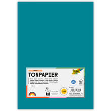 Tonpapier, 100 Bogen, 130 g/qm, DIN A4, T�rkis