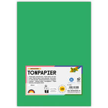 Tonpapier, 100 Bogen, 130 g/qm, DIN A4, Smaragdgr�n
