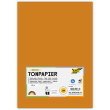 Tonpapier, 100 Bogen, 130 g/qm, DIN A4, Terrakotta