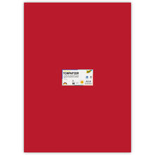 Tonpapier, Einzelbogen, 130 g/qm, 50x70 cm, Ziegelrot