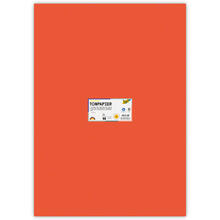 Tonpapier, 10 Bogen, 130 g/qm, 50x70 cm, Orange
