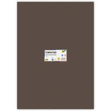 Tonpapier, Einzelbogen, 130 g/qm, 50x70 cm, Dunkelbraun
