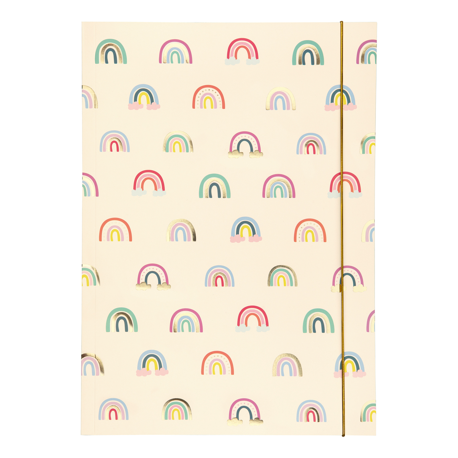 Sammelmappe mit Gummiband, A3, 1 Mappe, HOTFOIL RAINBOWS / Regenbogen