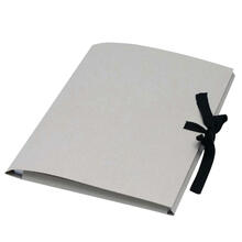 Sammelmappe aus Graukarton, Din A 4 mit Band, 1 St�ck