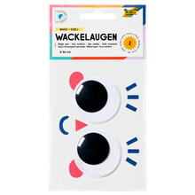 Wackelaugen Gre L, selbstklebend,  50mm, 2 Stck