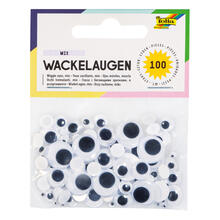 Wackelaugen-Set, 6 Gren, 100 Stk.