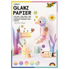 Glanzpapier Rainbow 100g/m�, 22,5x32cm, 10 Blatt