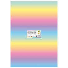 Fotokarton 10 Bogen 50x70 cm, Regenbogen