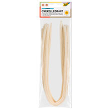 Chenilledraht / Pfeifenputzer / Biegeplsch 10 Stk, Strke 8 mm, chamois