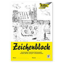 Zeichenblock DIN A4 mit Leinen, 10 Blatt, 120g/m