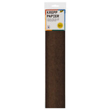 Krepp-Papier, 1 Rolle, 50x250 cm, Schokobraun