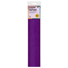Krepp-Papier, 1 Rolle, 50x250 cm, Dunkelviolett
