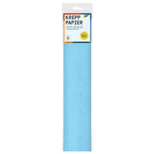 NEU Krepp-Papier, 1 Rolle, 50x250 cm, Eisblau