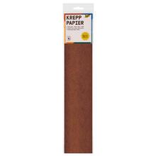 Krepp-Papier, 1 Rolle, 50x250 cm, Kastanienbraun