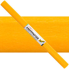 Krepppapier-Rollen, nassfest, 50 cm x 2,5 m, 1 Rolle, gelb
