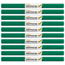 Krepppapier-Rollen, nassfest, 50 cm x 2,5 m, 10 Rollen, moosgr�n