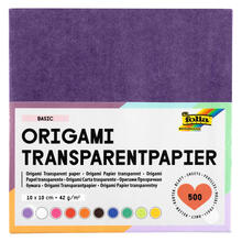 Faltbltter Transparentpapier, 500 Stck - Verschiedene Gren