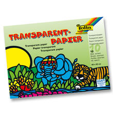 Transparentpapier-Heft, sortiert, 10 Bogen