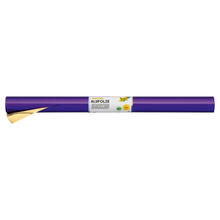 NEU Grorolle Alufolie, 50cmx10m, Violett / Gold