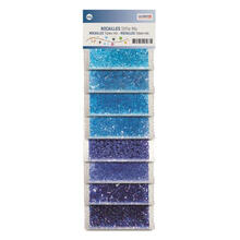 NEU Rocailles/Stifte Perlen-Mix, 40 g, Blautne in 8 Farben