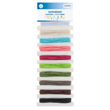 NEU Gummibnder-Set, 10 x 3,5 m, in 10 Farben