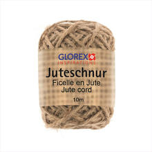 Glorex Juteschnur, 10 x 0,03m, Hellbraun