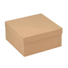 NEU Pappschachtel, quadratisch, 235 x 235 x 110 mm