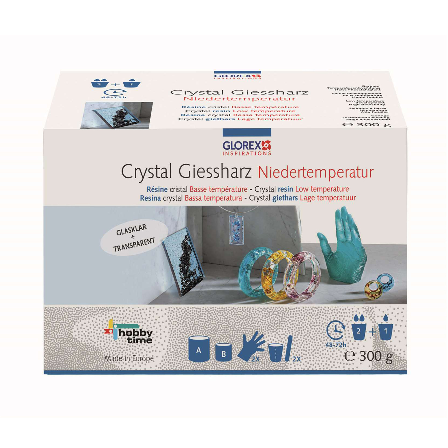 NEU Crystal-Gieharz Niedertemperatur, 300 g