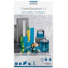 NEU Gieharz / Crystal Epoxyharz 1:1, 1000ml (2x 500ml)