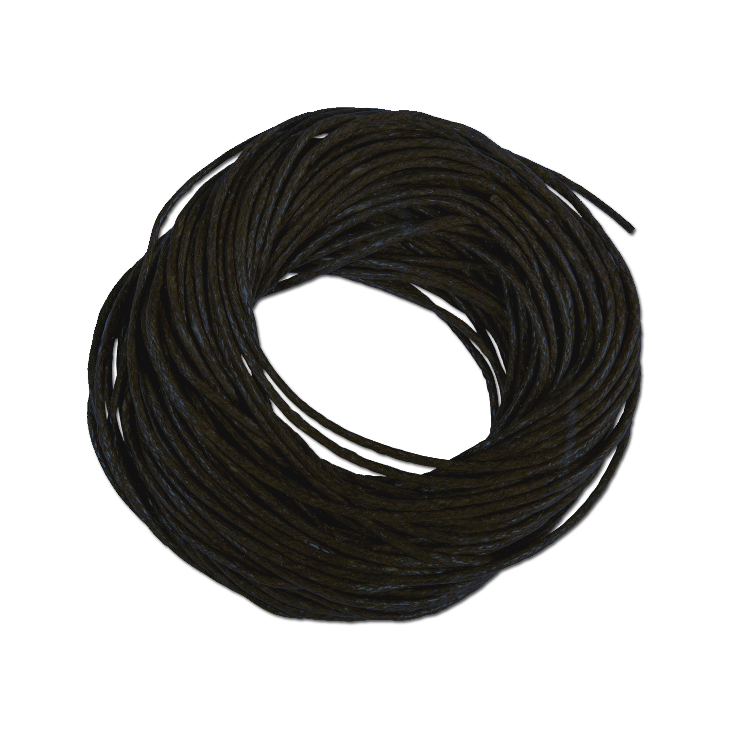 NEU Baumwoll-Kordel, Durchmesser 1mm, Lnge 5m, Schwarz