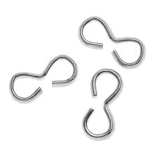 SALE Schmuckkrallen 10 Stk. 14mm, silberfarben