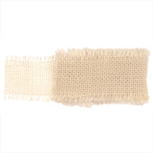 Glorex Juteband, Breite 4cm, Lnge 1m, Creme