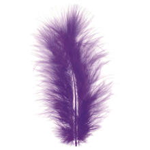 Create It Easy Marabu-Feder ca.15cm, 15 Stk., 2g, violett