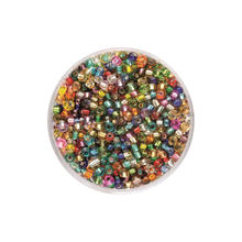 Create it Easy Rocaille + Stifte-Mix 2,6 mm, 17g, silbereinzug bunt