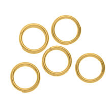 NEU Spaltringe, 15 Stck, 7 mm, goldfarben