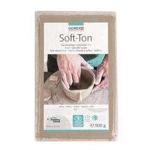 Glorex Hobby Time Soft-Ton lufttrocknend, 500g, wei