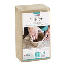 Glorex Hobby Time Soft-Ton lufttrocknend, 2500g, wei