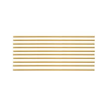 NEU Verzierwachsstreifen halbrund, 10 Stck, 200 x 3 mm, gold