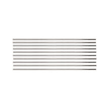 NEU Verzierwachsstreifen halbrund, 10 Stck, 200 x 3 mm, silber