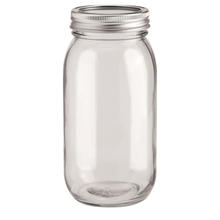Deko- Glas mit 2-tlg. Deckel 650ml, 1 Stck