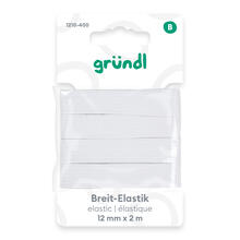 Super-Elastic-Band, 12 mm breit, 2 m lang, wei