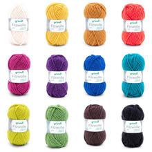 Filzwolle zum Strickfilzen, 50g, 50m, Unifarben - Verschiedene Farbtöne