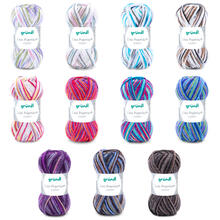 Strickgarn Lisa color, 100% Polyacryl, Oeko-Tex Standard, 50g, 133m - Verschiedene Farben