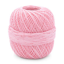Hkel-und Strickgarn 10, 100% Baumwolle, Oeko-Tex-Standard, 50g, 280m, Farbe 20, Hellrosa