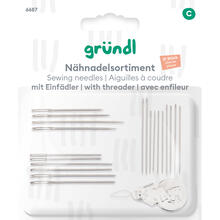 Nhnadelsortiment mit Einfdler, 21-teilig