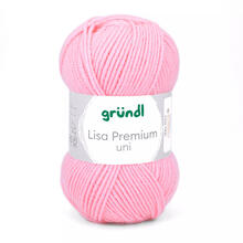 Strickgarn Lisa, 100% Polyacryl, Oeko-Tex Standard, 50g, 150m, Farbe 05, Zartrosa