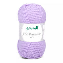 Strickgarn Lisa, 100% Polyacryl, Oeko-Tex Standard, 50g, 150m, Farbe 09, Zartflieder