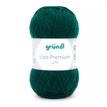 Strickgarn Lisa, 100% Polyacryl, Oeko-Tex Standard, 50g, 150m, Farbe 16, Tannengrn
