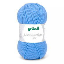 Strickgarn Lisa, 100% Polyacryl, Oeko-Tex Standard, 50g, 150m, Farbe 17, Blue