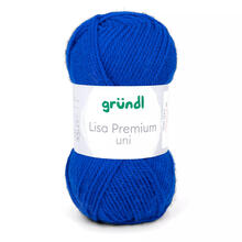 Strickgarn Lisa, 100% Polyacryl, Oeko-Tex Standard, 50g, 150m, Farbe 35, Royalblau